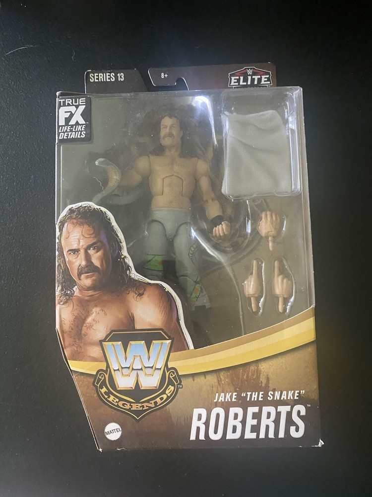 Mattel WWE Legends Elite Collection Jake Snake Roberts Figure Series 13 Chase