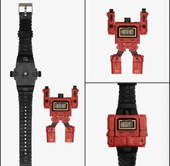 Robot Watch NEW Transforming Watch (Transformer Style ) Color Red