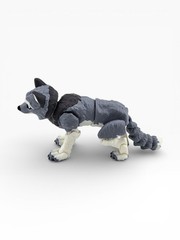 Lot 7 Articulated Wolf Toy 3D Printed Wolf Pup Fidget Desk Pet Party – 5.25″