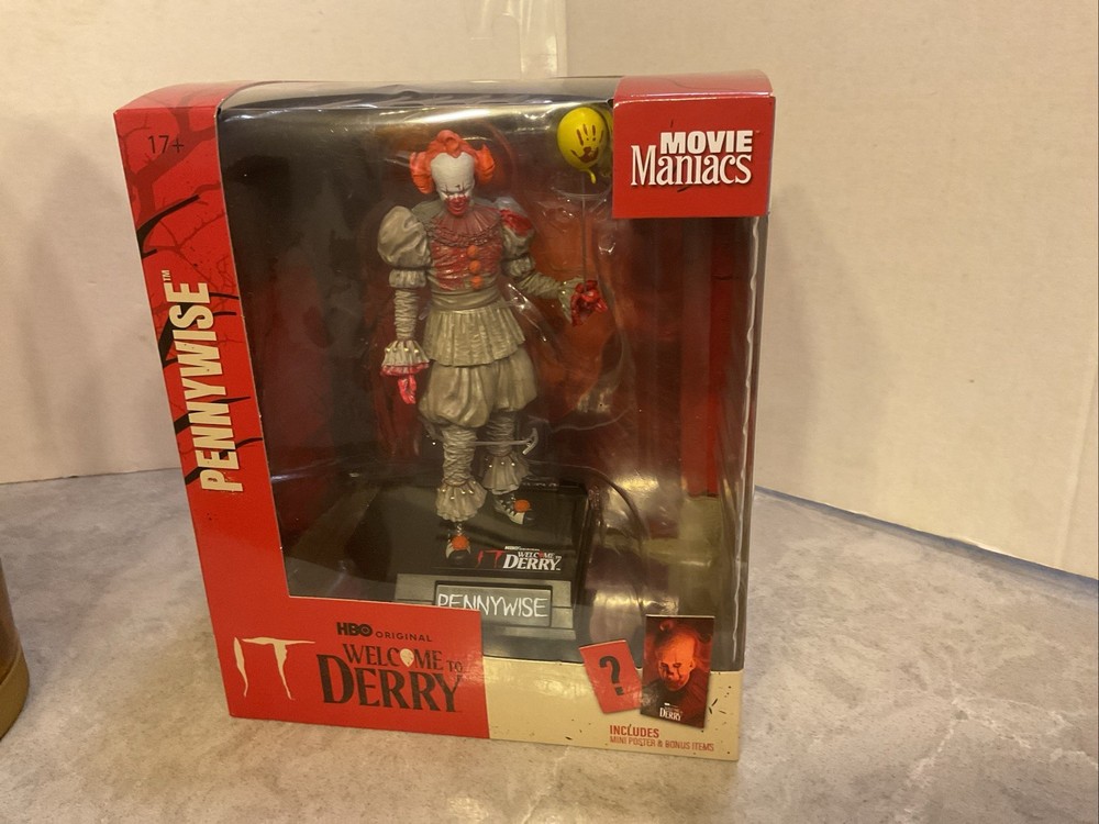 McFarlane Movie Maniacs It Welcome To Derry Pennywise 6” Figure 1 Of 7,400
