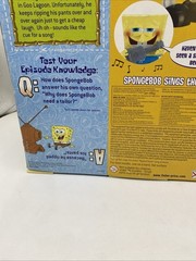 Spongebob Squarepants Ripped Pants Musical Toy 2005 Mattel NIB