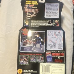 Toy Biz Video Game Super Stars Resident Evil 2 Leon Kennedy & Licker Set Gun