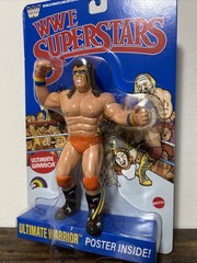 WWE LJN MATTEL SUPERSTARS ULTIMATE WARRIOR 8″ ACTION FIGURE BLUE CARD SHIPS NOW
