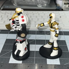 Funko Hero World Power Rangers White Ranger Tigerzord Figures Target Exclusive