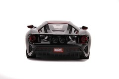 Jada Toys Marvel Miles Morales & 2017 Ford GT 1:24 Scale Die-Cast Car