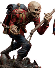 3D Printed Fan Art Iron Maiden Sculpture by Wicked3d