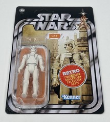 Star Wars Kenner Hasbro Retro Collection CZ-3 Droid A New Hope Unpunched