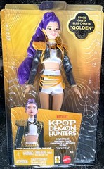 KPop Demon Hunters- Rumi – Mira – Zoey – Singing Golden 11″ Doll HUNTR/X Mattel