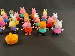 LARGE PEPPA PIG TOY ACTION FIGURES LOT MIXED BUNDLE JAZWARES