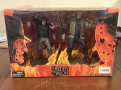 NECA Freddy vs Jason Deluxe Action Figure – Multicolor