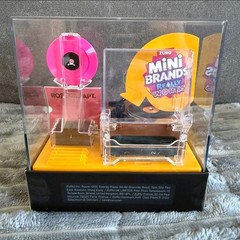 Zuru Mini Brands Really Works VINYL MINI RECORD PLAYER + 3 Capsule Pack NEW