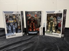 McFarlane Warhammer 40k Lot Space Marines Captain Cyrus Sternguard Grey Hunter