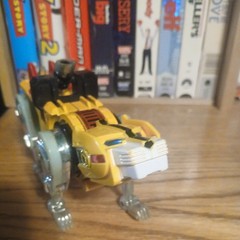 Voltron Yellow Lion Die Cast Metal W/ Head 1981 Bandai Taiwan Golion