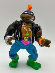 Vintage TMNT Punker Don Donatello Playmates 100% Complete Teenage Mutant Ninja