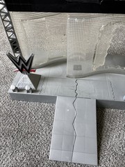 2015 WWE Ultimate Entrance Stage Playset 2 In 1 Front/Backstage Nearly Complete