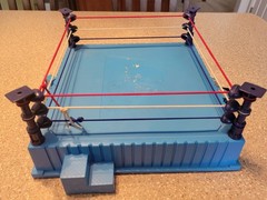 WWF Hasbro Wrestling Ring Vintage WWE Toys Original 1989 – Includes Belt!