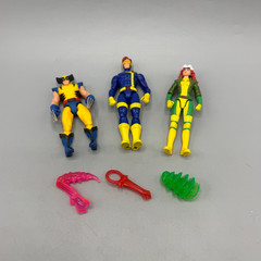 Marvel Studios Epic Hero Series X-Men ’97 Cyclops Wolverine Rogue 4″ Figures Lot