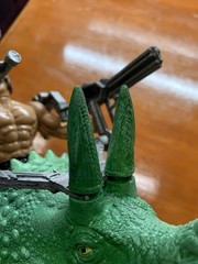 CUSTOM BIONATOPS Triceratops He-man MOTU Must See! ONE-OF-A-KIND! Jurassic Park