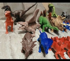Animal Planet Dino Lot of 15 Dinosaurs Triceratops Use W/ Jurassic Park T-Rex