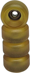 75D Urethane Pro Fingerboard Wheels Clear Amber Bearing Wheel Handmade Polyureth