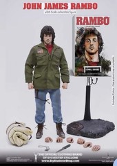 John Rambo SlyStallone Shop Kaustic Plastik 1/6 Super rare figure