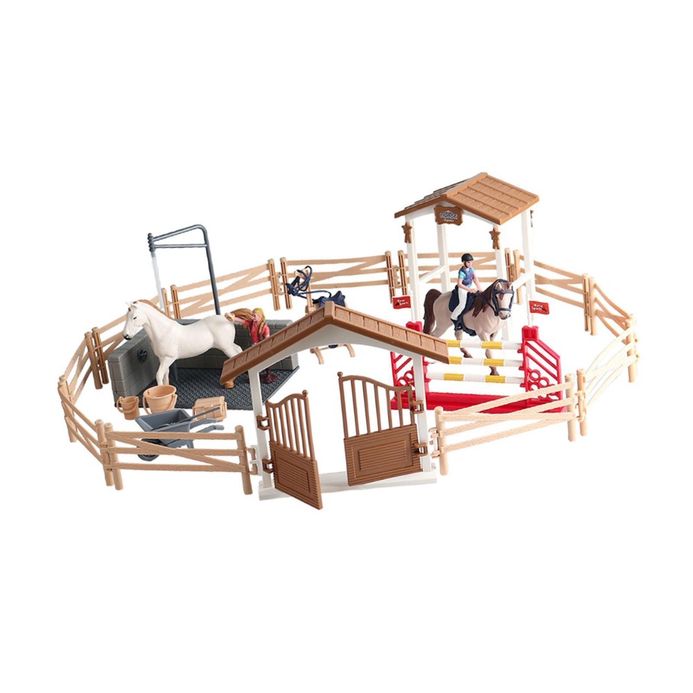 Horse Stable Playset Barn Toy for Boys Girls Ages 3 4 5 6 7 8 Years Old Kids