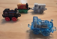 12 Thomas & Friends Micro Trains Lot – Mini Die-Cast/Plastic Toy Engines & Cars