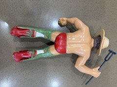 Vintage 1986 WWF LJN Terry Funk Figure Includes Hat And Branding Accessories