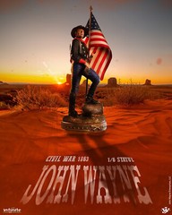 M.R. Morrison The Duke John Wayne Civil War 1863 1/6 Infinite Statue Sideshow