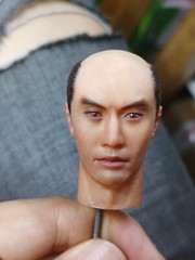 1/12 Japanese samurai soldiers Head Sculpt Fit 6” Male Action Figure Body Toy