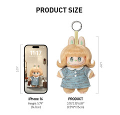 PRESALE POP MART THE MONSTERS Labubu Hair Salon Series Plush Pendant US
