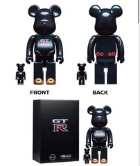 NISSAN GT-R BE@RBRICK 100% & 400% Medicom Toy R35 Midnight Purple JAPAN