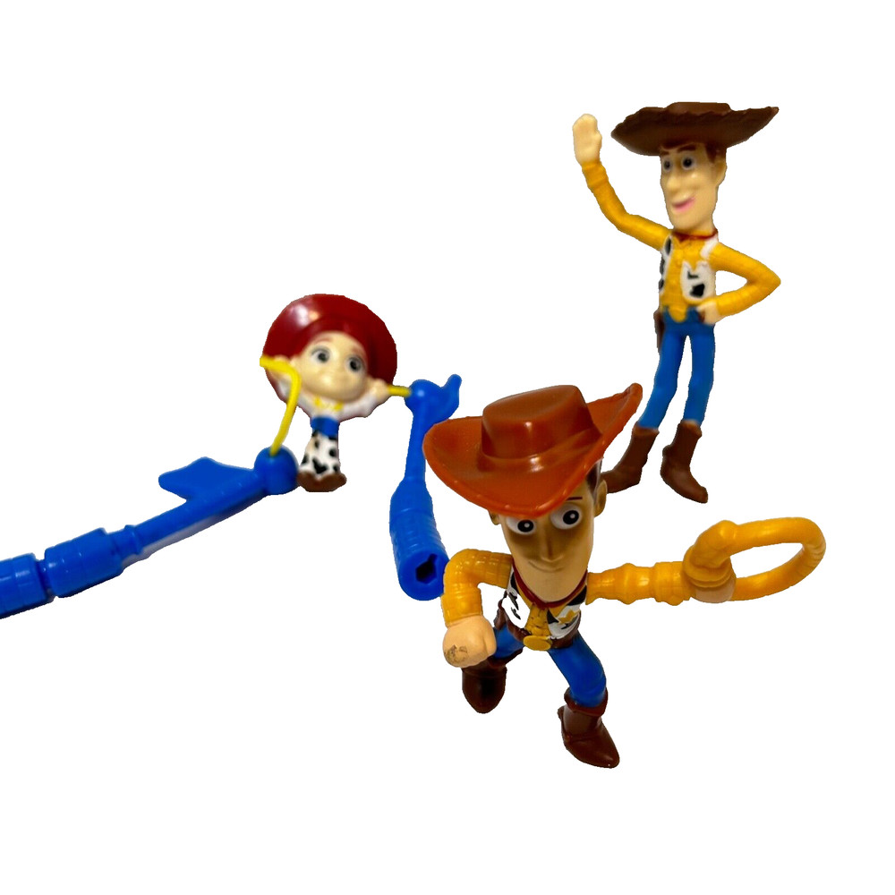 Disney Toy Story Action Figures Cake Toppers Woody and Jessie Lot of 3