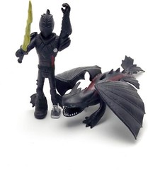 How to Train Your Dragon Figures 8 Pcs Set Hiccup Light Fury Toothless Stormfly