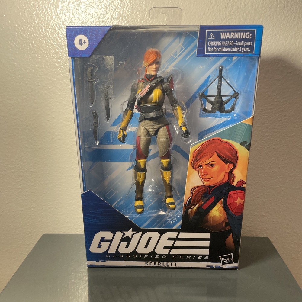 GI Joe Classified Series SCARLETT Redeco Repaint Variant Hasbro 6″ 2021