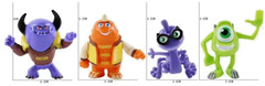 MONSTERS INC. 12 PIECE FIGURE SET- PVC- NEXT DAY FREE SHIPPING