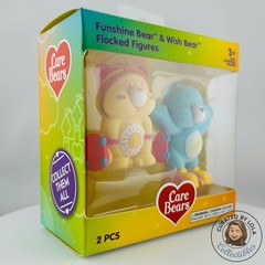 Care Bears Figures Funshine & Wish Bear Roller Skates 2pc Set Cloudco NIB