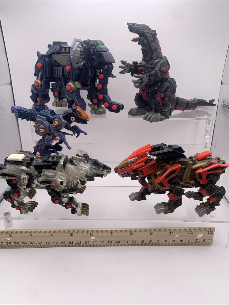 Hasbro Zoids 2002 Lot Of 5 Sniper, Liger, Elephant, And More