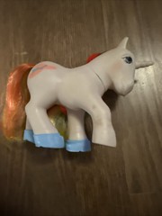 Lot Of 6 Vintage 1980s My Little Pony Toys, G1 Unicorns Pegasus