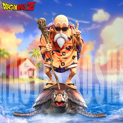 26Cm/10.24In Anime Dragon Ball Figure Master Roshi Action Figures Pvc Kame