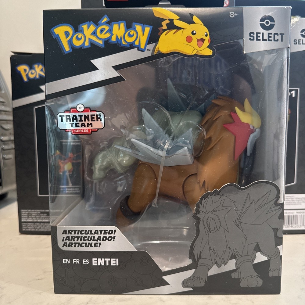 Pokemon Select Trainer Team Series 7 Articulated ENTEI Action Figure New