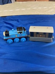Vintage Wooden Thomas Train 1996 Toby 1996 Caboose Britt Allcroft