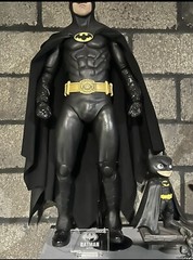 custom batman 1989 keaton leather cape 1:4 Neca For FIGURE
