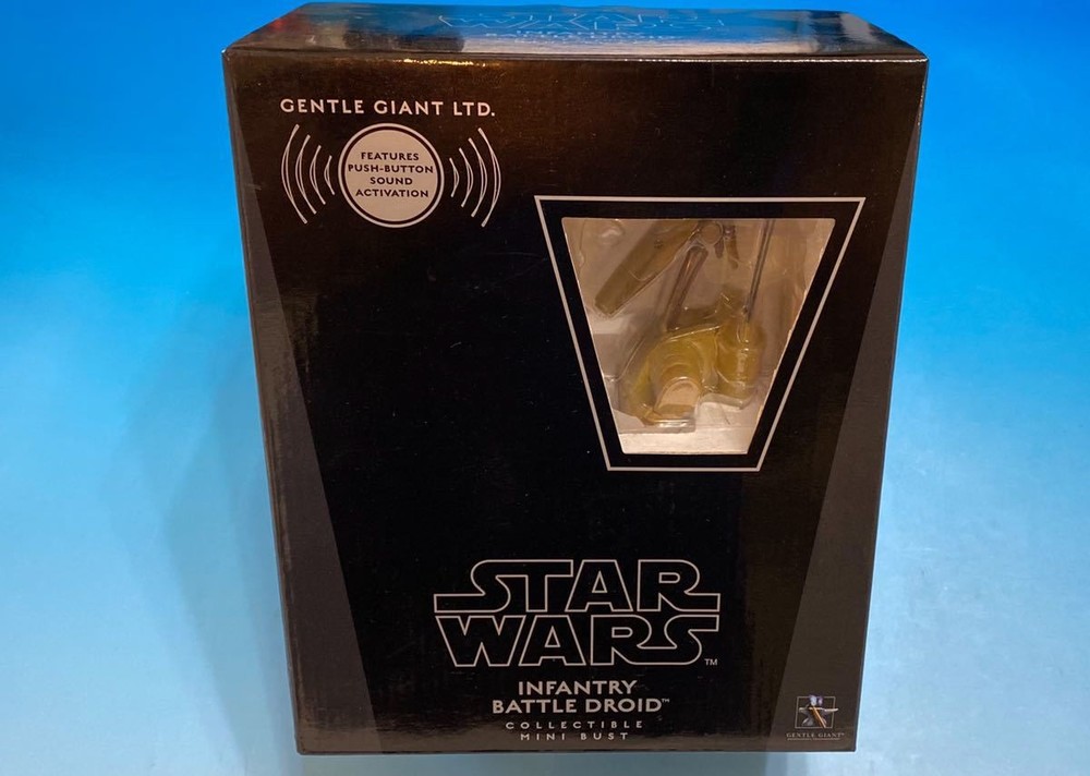 since 17 years ago in 2009 Battle Droid Mini Bust with Sound Function Gentle Gi