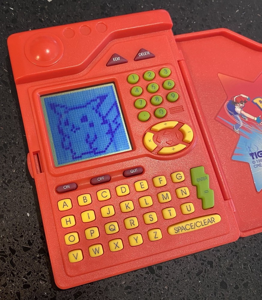 Vintage 1998 Tiger Electronics Pokemon Pokedex Electronic Handheld Tested WORKS