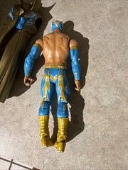 WWE Sin Cara Elite Entrance Coat X Two + Basic Figure Gold Blue Gold Black Cape