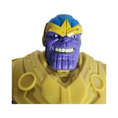 Marvel Avengers Thanos Action Figure Blue Gold Armor 7.5 Inch Comic Style