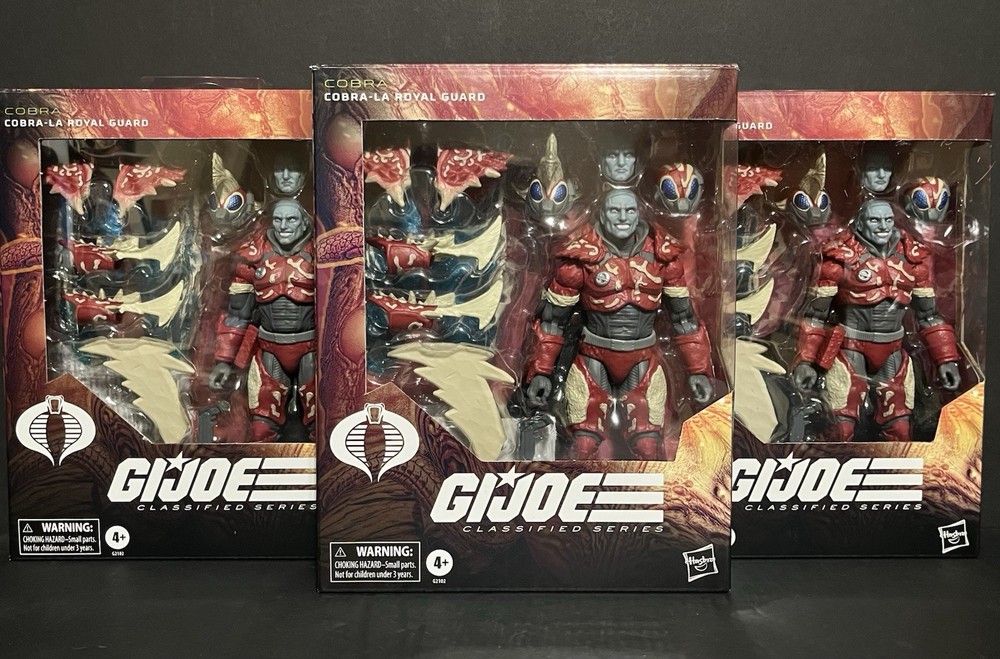GI JOE CLASSIFIED COBRA-LA ROYAL GUARD DELUXE FIGURE #191 IN STOCK. HAIL COBRA!