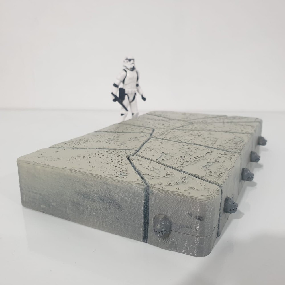JABBA DAIS/ JABBA THE HUTT BED for 3.75 IN (1:18) FIGURE WARS FIGURE DIORAMA