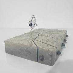 JABBA DAIS/ JABBA THE HUTT BED for 3.75 IN (1:18) FIGURE WARS FIGURE DIORAMA